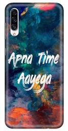 Amazon Brand - Solimo Designer Apna Time Ayega Design 3D Printed Hard Back Case Mobile Cover for Samsung Galaxy A30s