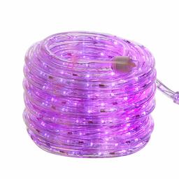 AmazonBasics 420 LED Indoor Outdoor Purple Rope Light, 40-Foot