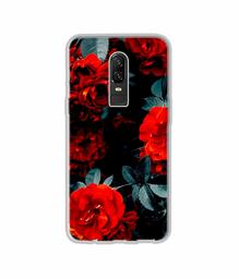 Amazon Brand - Solimo Designer Rose Photography UV Printed Soft Back Case Mobile Cover for OnePlus 6