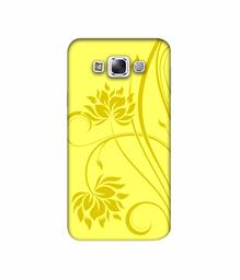 Amazon Brand - Solimo Designer Sunflower Pattern 3D Printed Hard Back Case Mobile Cover for Samsung Galaxy E7