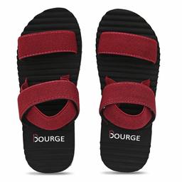 Bourge Men's Canton-15 Black Floaters-7 UK (41 EU) (8 US) (Canton-15-07)