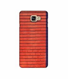 Amazon Brand - Solimo Designer Red and Purple Brick 3D Printed Hard Back Case Mobile Cover for Samsung Galaxy A9 Pro