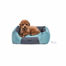 AmazonBasics Water-Resistant Pet Bed - Rectangular, Teal, 21.7-Inch