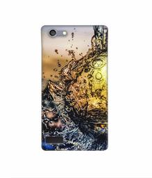 Amazon Brand - Solimo Designer Water Drop Reflection 3D Printed Hard Back Case Mobile Cover for Oppo Neo 7