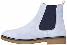 find. Women's Gumsole Chelsea Boots, Blau Pale Blue, 7 UK