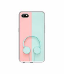 Amazon Brand - Solimo Designer Head Phone UV Printed Soft Back Case Mobile Cover for Oppo A1K