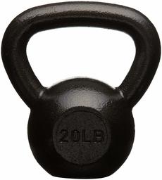 AmazonBasics Cast Iron Kettlebell, 20 lb