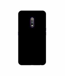 Amazon Brand - Solimo Designer Solid Black 3D Printed Hard Back Case Mobile Cover for Realme X