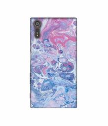 Amazon Brand - Solimo Designer Oil Paint on Marble 3D Printed Hard Back Case Mobile Cover for Sony Xperia XZ Dual