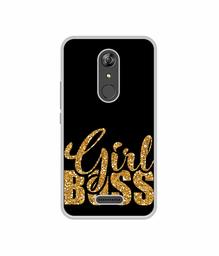 Amazon Brand - Solimo Designer Sparkle Girl Boss UV Printed Soft Back Case Mobile Cover for Micromax Selfie 2 Note Q4601