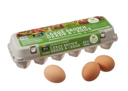 365 Everyday Value, Pasture Raised Large Brown Grade A Eggs, 12 ct