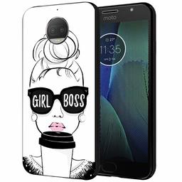 Amazon Brand - Solimo Designer Girl Boss Printed Hard Back Case Mobile Cover for Moto G5S Plus (D1228)