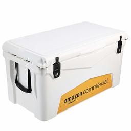 AmazonCommercial Roto Molded White Cooler - 75 Quart