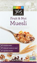 365 Everyday Value, Fruit & Nut Muesli, 17 oz