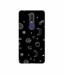 Amazon Brand - Solimo Designer Solar System 3D Printed Hard Back Case Mobile Cover for Nokia 3.1 Plus