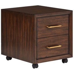 Amazon Brand – Rivet Anne Mid-Century Modern Wood Filing Cabinet with Wheels, 20