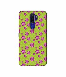 Amazon Brand - Solimo Designer Pink Flower Patterns 3D Printed Hard Back Case Mobile Cover for Oppo A9 (2020)