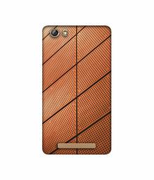 Amazon Brand - Solimo Designer Leather Texture 3D Printed Hard Back Case Mobile Cover for Gionee Marathon M5 lite