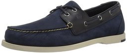 206 Collective Marca Amazon Boyer Boyer Zapato náutico para Hombre, Color Azul Marino Nubuck, 9.5 D US