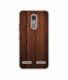 Amazon Brand - Solimo Designer Wooden Texture UV Printed Soft Back Case Mobile Cover for Lenovo K6 Power