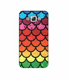 Amazon Brand - Solimo Designer Multicolor Pattern 3D Printed Hard Back Case Mobile Cover for Samsung Galaxy E7