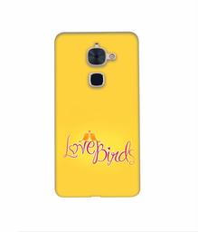 Amazon Brand - Solimo Designer Love Birds 3D Printed Hard Back Case Mobile Cover for LeTV Le 2