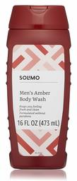 Amazon Brand - Solimo Men's Amber Body Wash, 16 fl. Oz