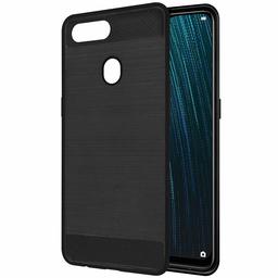 Amazon Brand - Solimo Protective Mobile Cover (Soft and Flexible Back Case) for Oppo A5s (Black)