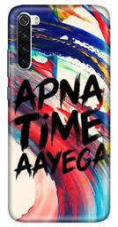 Amazon Brand - Solimo Designer Apna Time Ayega Design 3D Printed Hard Back Case Mobile Cover for Xiaomi Redmi Note 8