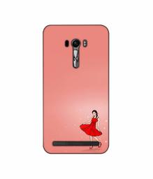 Amazon Brand - Solimo Designer Red Dress Lady 3D Printed Hard Back Case Mobile Cover for Asus Zenfone Selfie ZD551KL