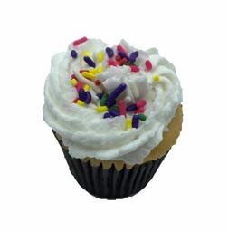 Fresh Prepared, Vanilla Cake Vanilla Iced Cupcake, 2.5 Oz (1 Count)