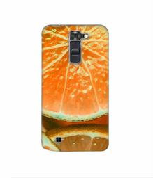 Amazon Brand - Solimo Designer Orange Slice 3D Printed Hard Back Case Mobile Cover for LG K7