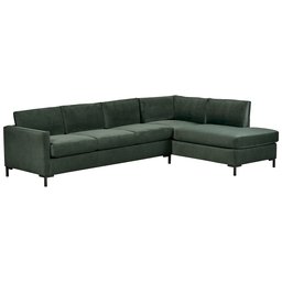 Amazon Brand – Rivet Edgewest Low Back Modern Right L-Sectional, 116