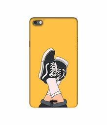 Amazon Brand - Solimo Designer Boy Shoes Pattern 3D Printed Hard Back Case Mobile Cover for Micromax Canvas Sliver 5 Q450