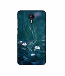 Amazon Brand - Solimo Designer White Flower 3D Printed Hard Back Case Mobile Cover for Micromax Canvas Nitro 4G E455