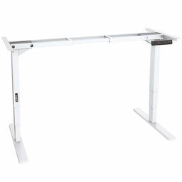 UMI. Essentials Electric Height Adjustable Standing Desk Frame Memory Controller; all-Steel, Dual Motor (White)