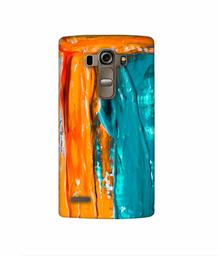 Amazon Brand - Solimo Designer Gold Yellow and Sky Blue Paint 3D Printed Hard Back Case Mobile Cover for LG G4 Stylus