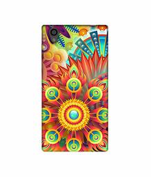 Amazon Brand - Solimo Designer Rangoli 3D Printed Hard Back Case Mobile Cover for Sony Xperia L1