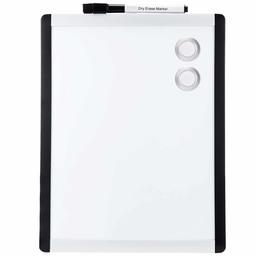 AmazonBasics Magnetic Dry Erase Board, Plastic/Aluminum Frame, 8.5