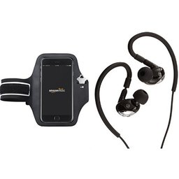 AmazonBasics Combo Sports - Écouteurs Intra-Auriculaires et Brassard pour iPhone 6 Plus