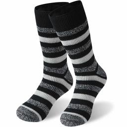 Warm Thermal Socks, CGTL Unisex Fur Lined Winter Sport Socks Thick Boot Insulated Heated Socks for Cold Weather 1 Pack