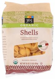 365 Everyday Value, Organic Shells, 16 oz