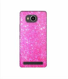 Amazon Brand - Solimo Designer Pink Sparkle 3D Printed Hard Back Case Mobile Cover for Lenovo A7700