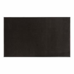 AmazonBasics Cut-Pile Polypropylene Commercial Carpet Vinyl-Backed Mat 4x6 Smoke