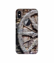 Amazon Brand - Solimo Designer Old Stambh 3D Printed Hard Back Case Mobile Cover for Apple iPhone Xs Max (Logo Cut)