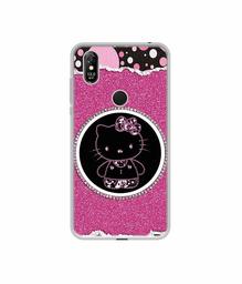 Amazon Brand - Solimo Designer Kitty with Glitter UV Printed Soft Back Case Mobile Cover for Coolpad Cool 3 Plus