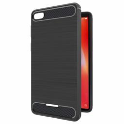 (Renewed) Amazon Brand - Solimo Protective Mobile Cover (Soft & Flexible Back Case) for Redmi 6A (Black)