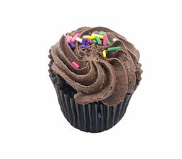 Fresh Prepared, Chocolate Cake Chocolate Iced Cupcake, 2.5 Oz (1 Count)