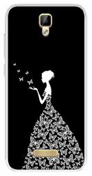 Amazon Brand - Solimo Designer Multicolor Girl Design Printed Soft Back Case Mobile Cover for Gionee P7 Max