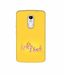 Amazon Brand - Solimo Designer Love Birds 3D Printed Hard Back Case Mobile Cover for Lenovo Vibe X3